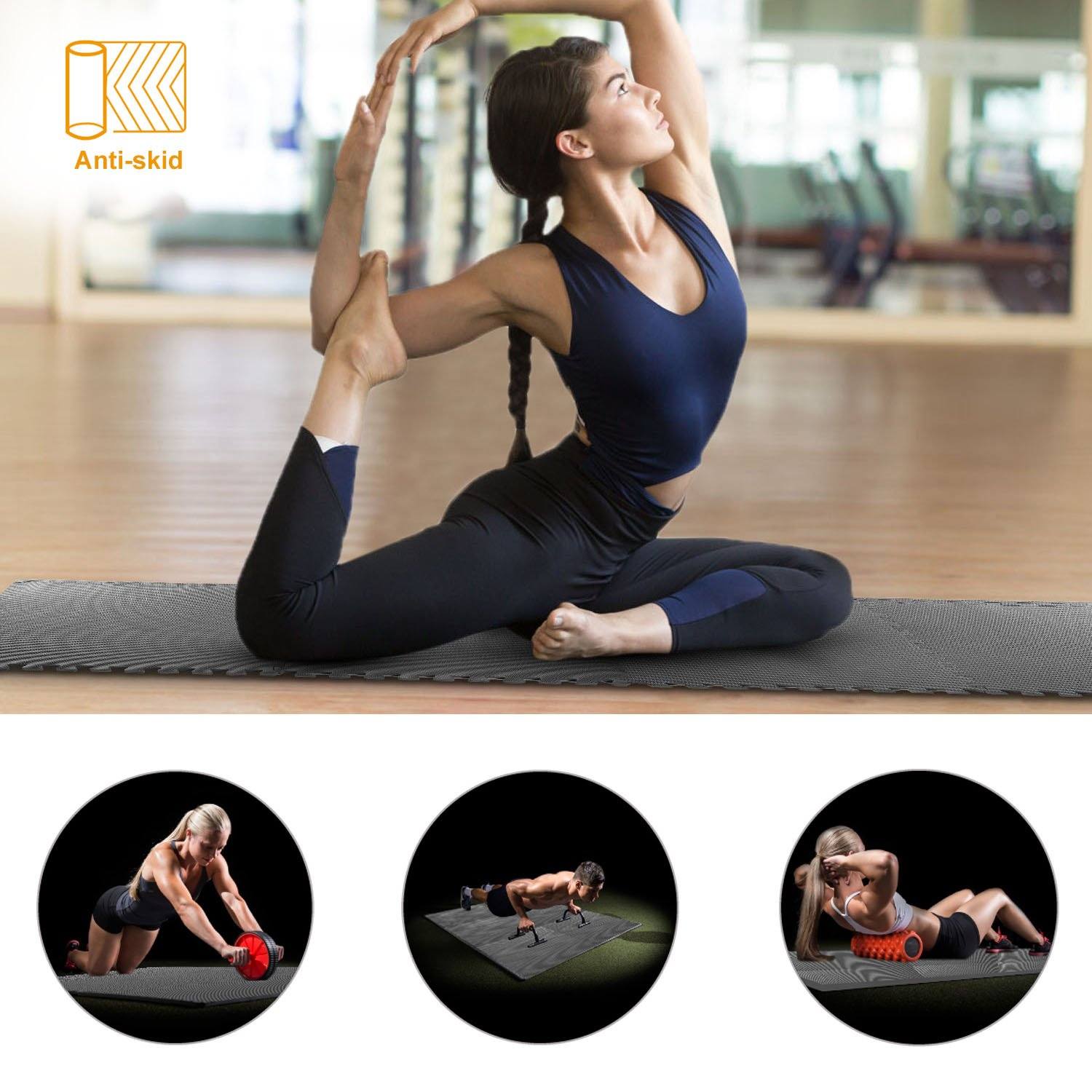 4-Pieces: Puzzle Exercise Foam Mat Fitness - DailySale