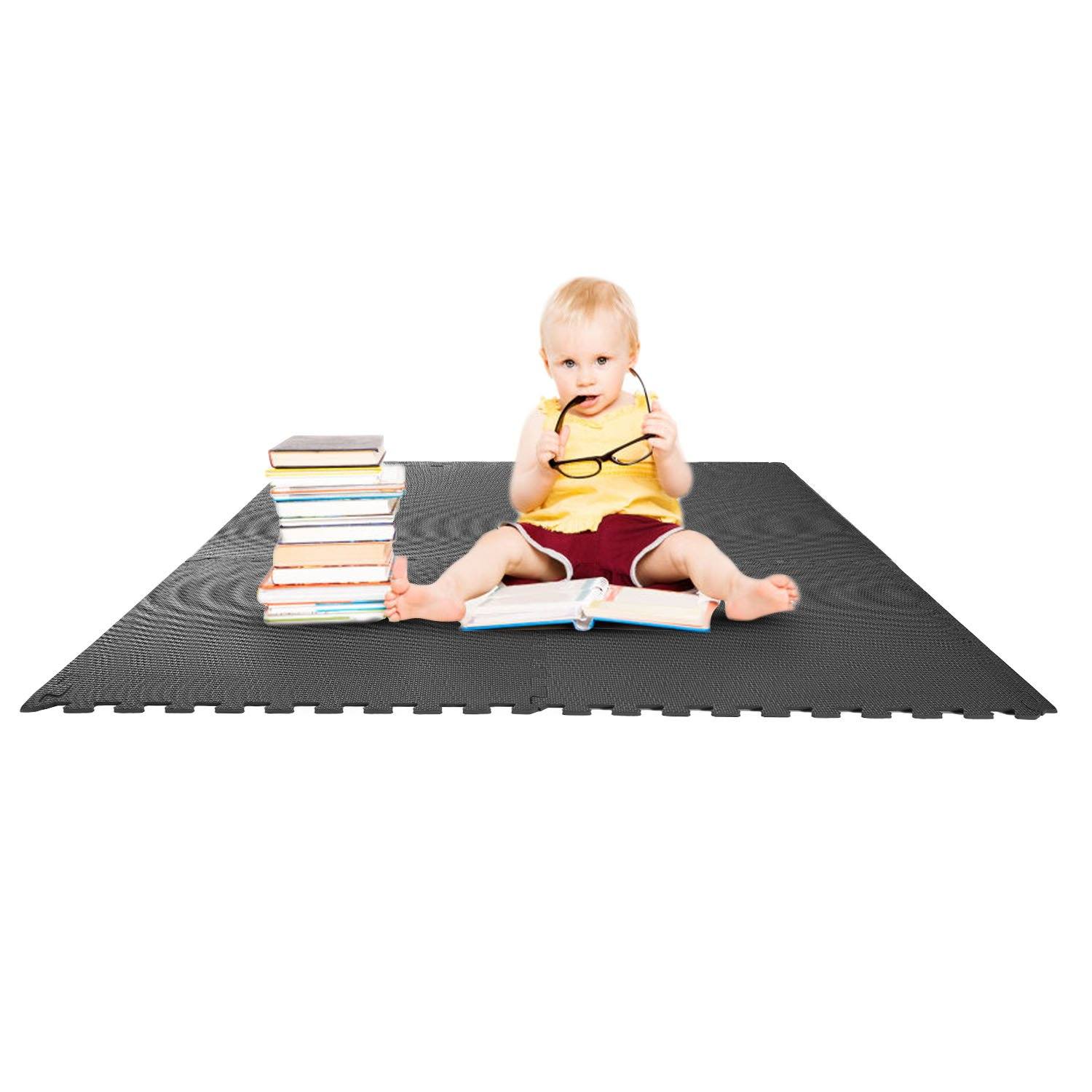 4-Pieces: Puzzle Exercise Foam Mat Fitness - DailySale