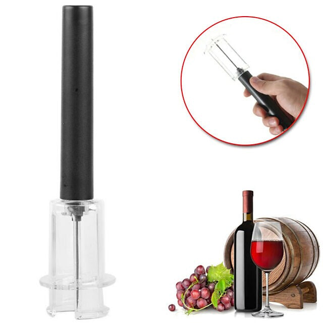 4-Pieces Set: Air Pump Wine Bottle Opener Wine & Dining - DailySale