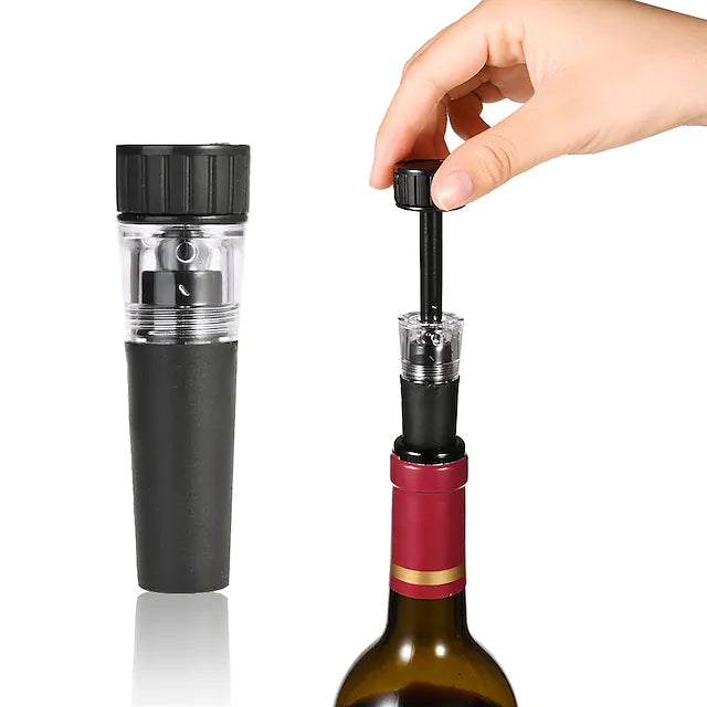 4-Pieces Set: Air Pump Wine Bottle Opener Wine & Dining - DailySale