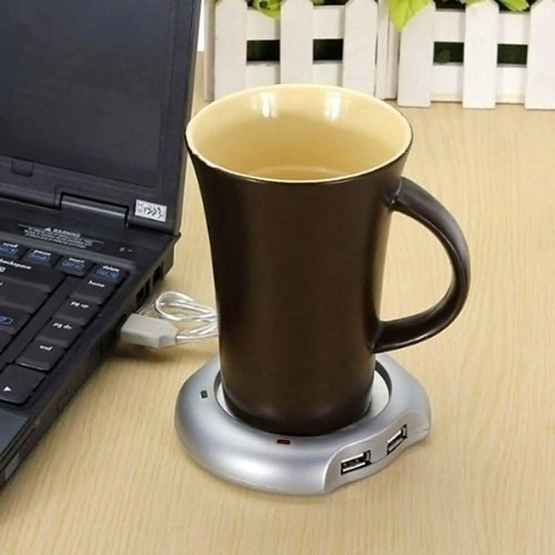 4 Port USB Hub Cup Warmer Kitchen Essentials - DailySale