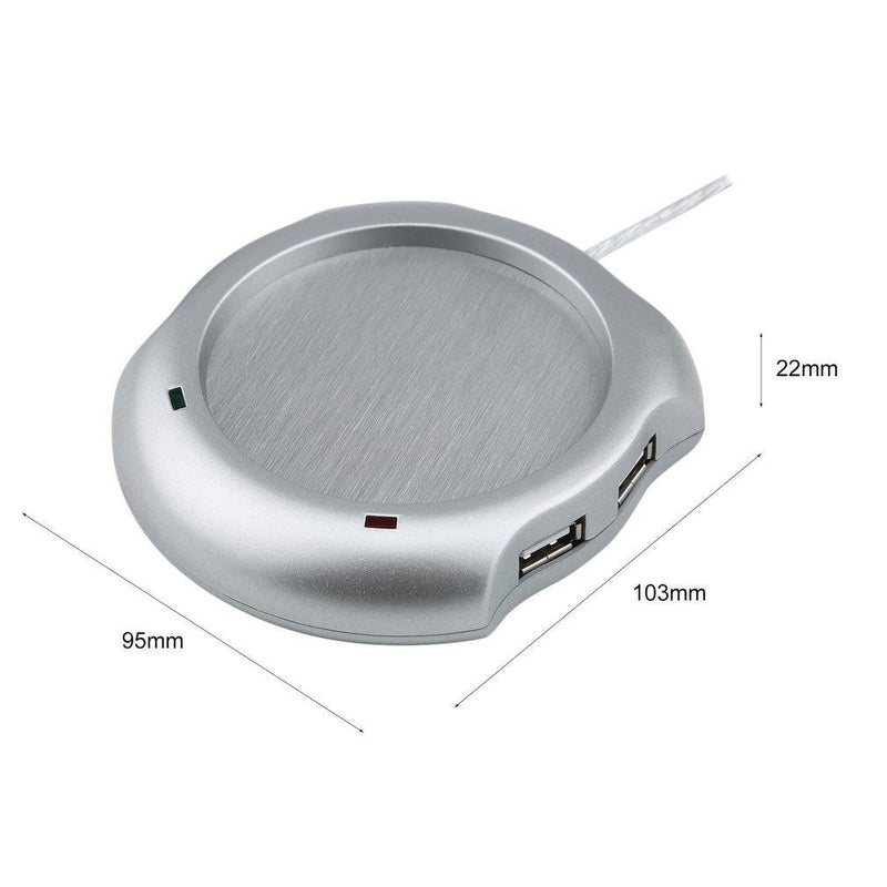 4 Port USB Hub Cup Warmer Kitchen Essentials - DailySale