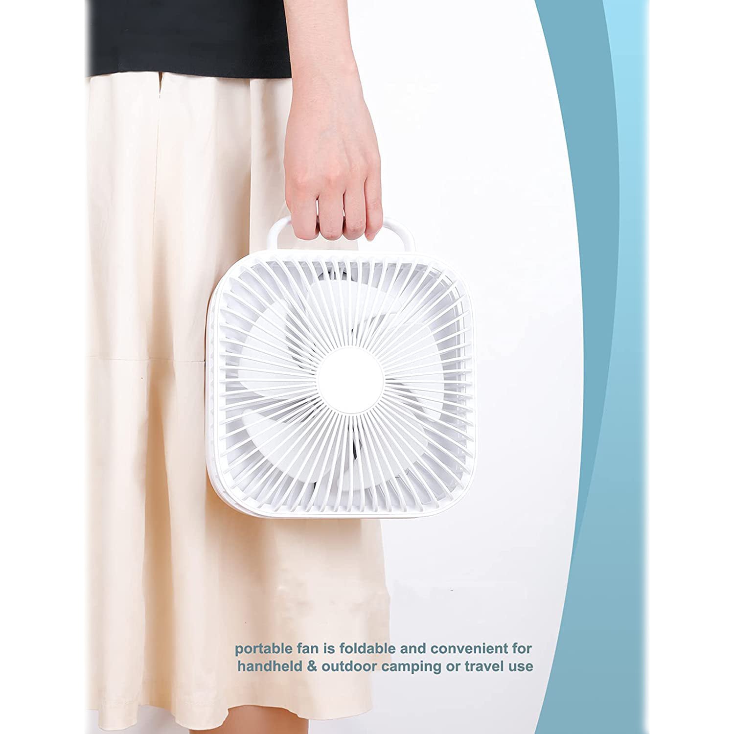 4 Speeds Portable Foldaway Fan Household Appliances - DailySale