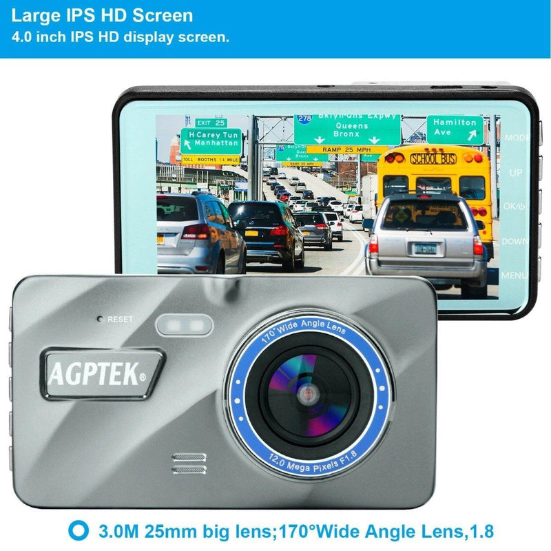 4" Vehicle 1080P Car Dashboard DVR Camera Video Recorder G-Sensor Dash Cam Auto Accessories - DailySale
