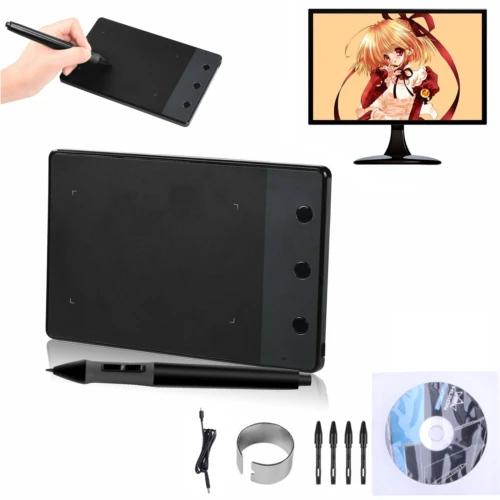 4 x 2.23" Anti-Interference USB Graphics Drawing Tablet Computer Accessories - DailySale