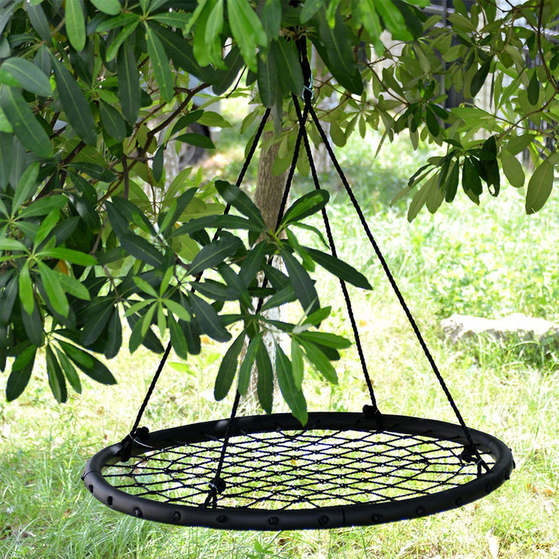 40" Disc Swings Seat Flying Saucer Tree Rope Web Net