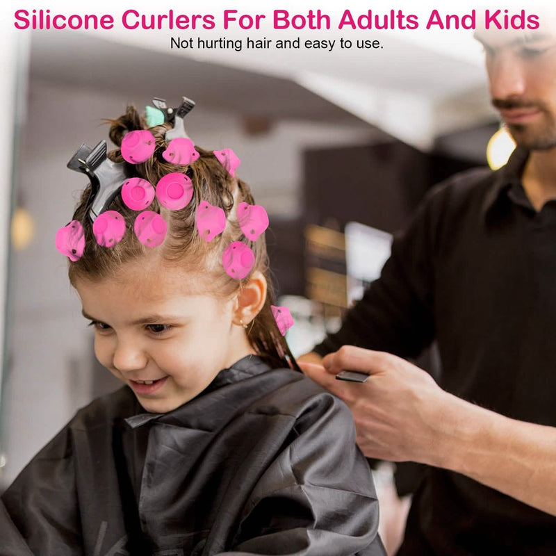 40-Piece: Silicon Hair Curler Beauty & Personal Care - DailySale