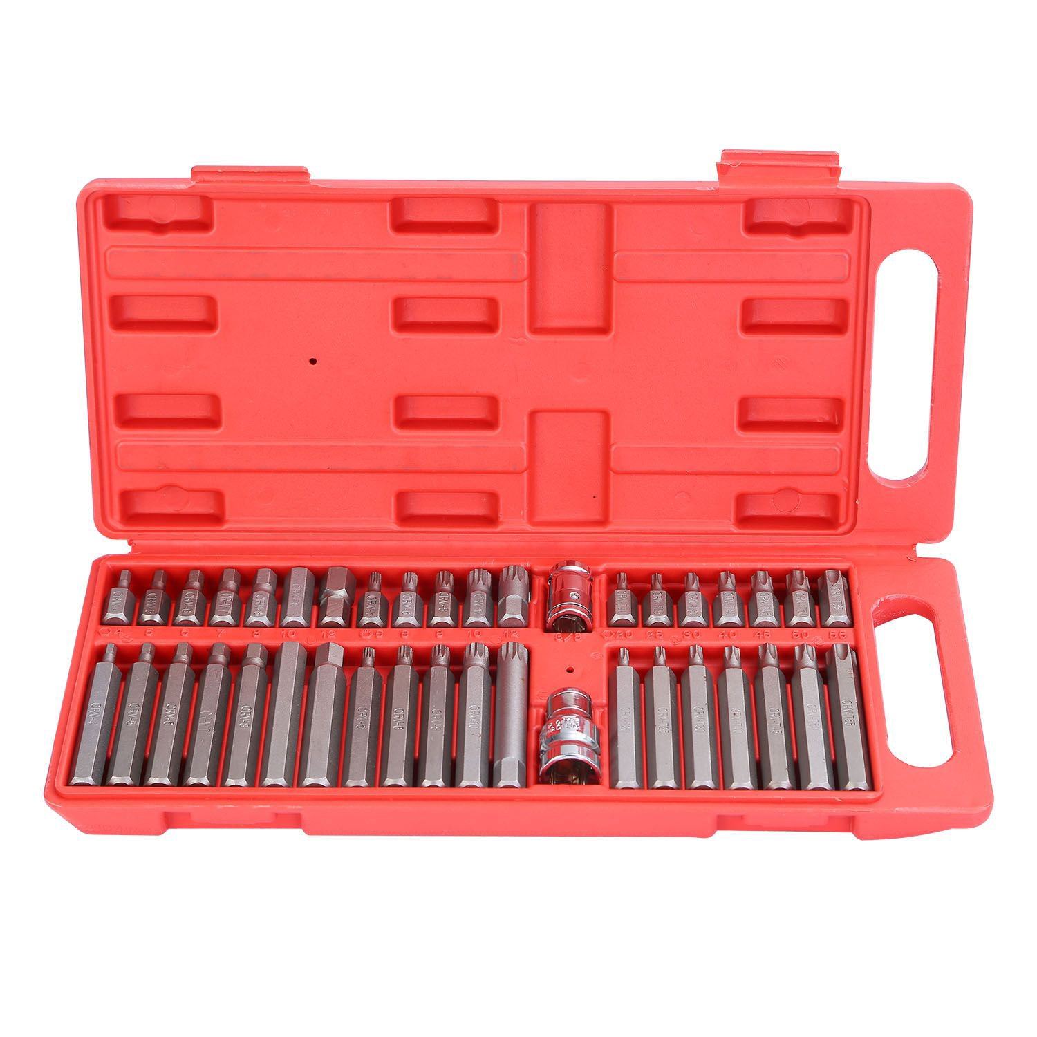 40-Pieces: Socket Bit Set Hex Torx Spine Home Improvement - DailySale