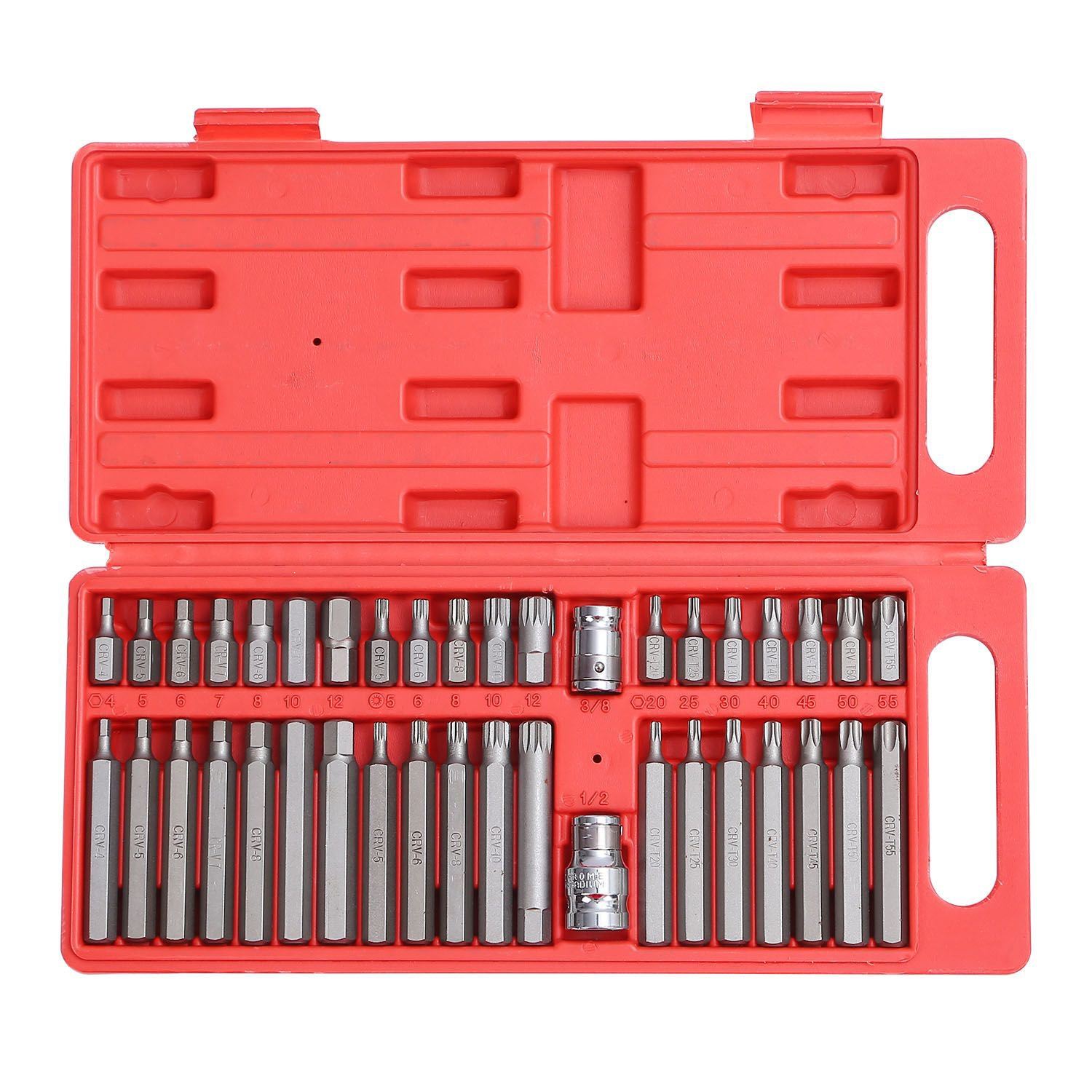 40-Pieces: Socket Bit Set Hex Torx Spine Home Improvement - DailySale