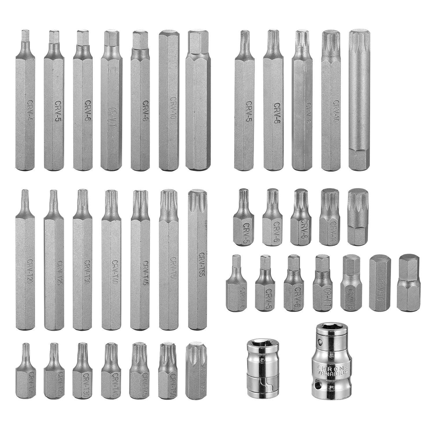 40-Pieces: Socket Bit Set Hex Torx Spine Home Improvement - DailySale