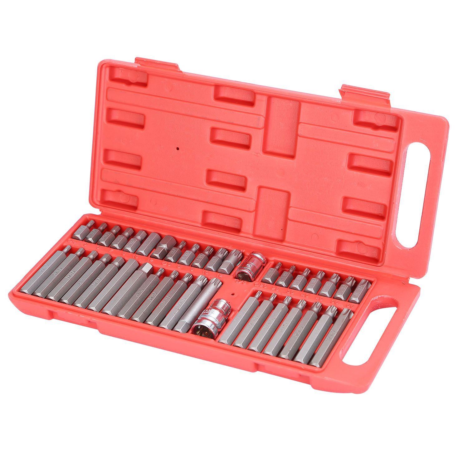 40-Pieces: Socket Bit Set Hex Torx Spine Home Improvement - DailySale