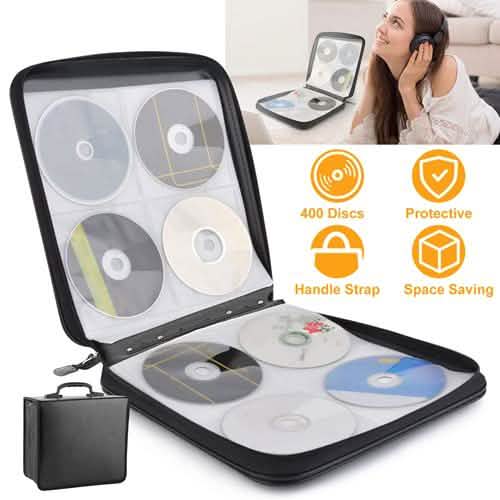 400 Discs CD DVD Storage Closet & Storage - DailySale