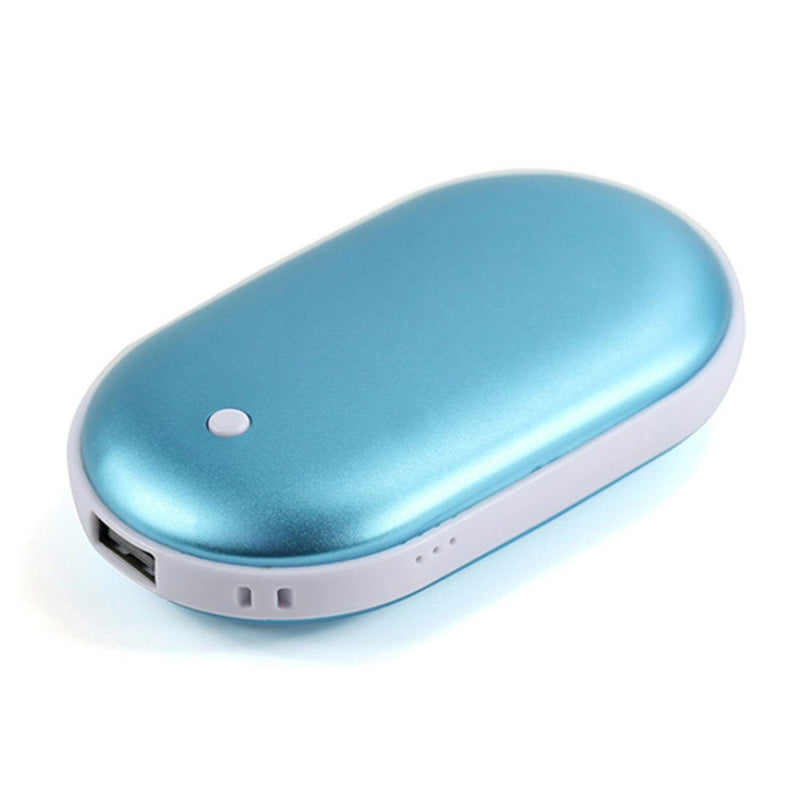 4,000 mAh Pocket Hand Warmer Heater with Power Bank Mobile Accessories Blue - DailySale