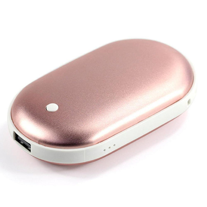 4,000 mAh Pocket Hand Warmer Heater with Power Bank Mobile Accessories Pink - DailySale