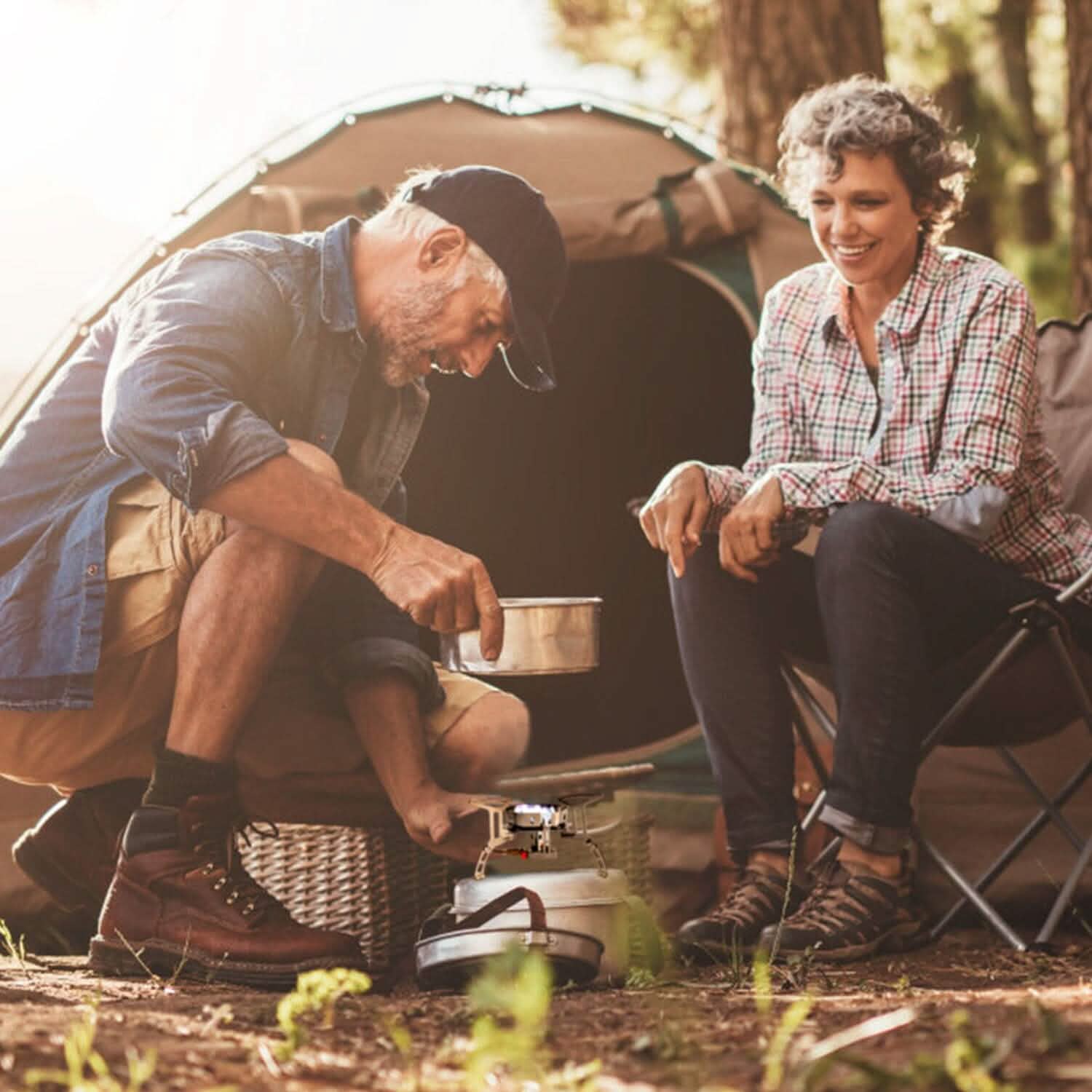 4000W Portable Camping Stove Foldable Powerful Gas Stove Backpacking Burner Sports & Outdoors - DailySale