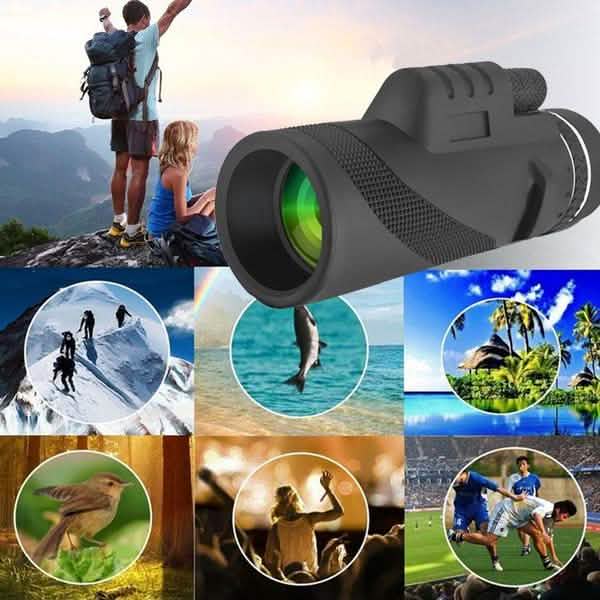 40x60 HD Night Vision Portable Monoculars Telescopes Sports & Outdoors - DailySale