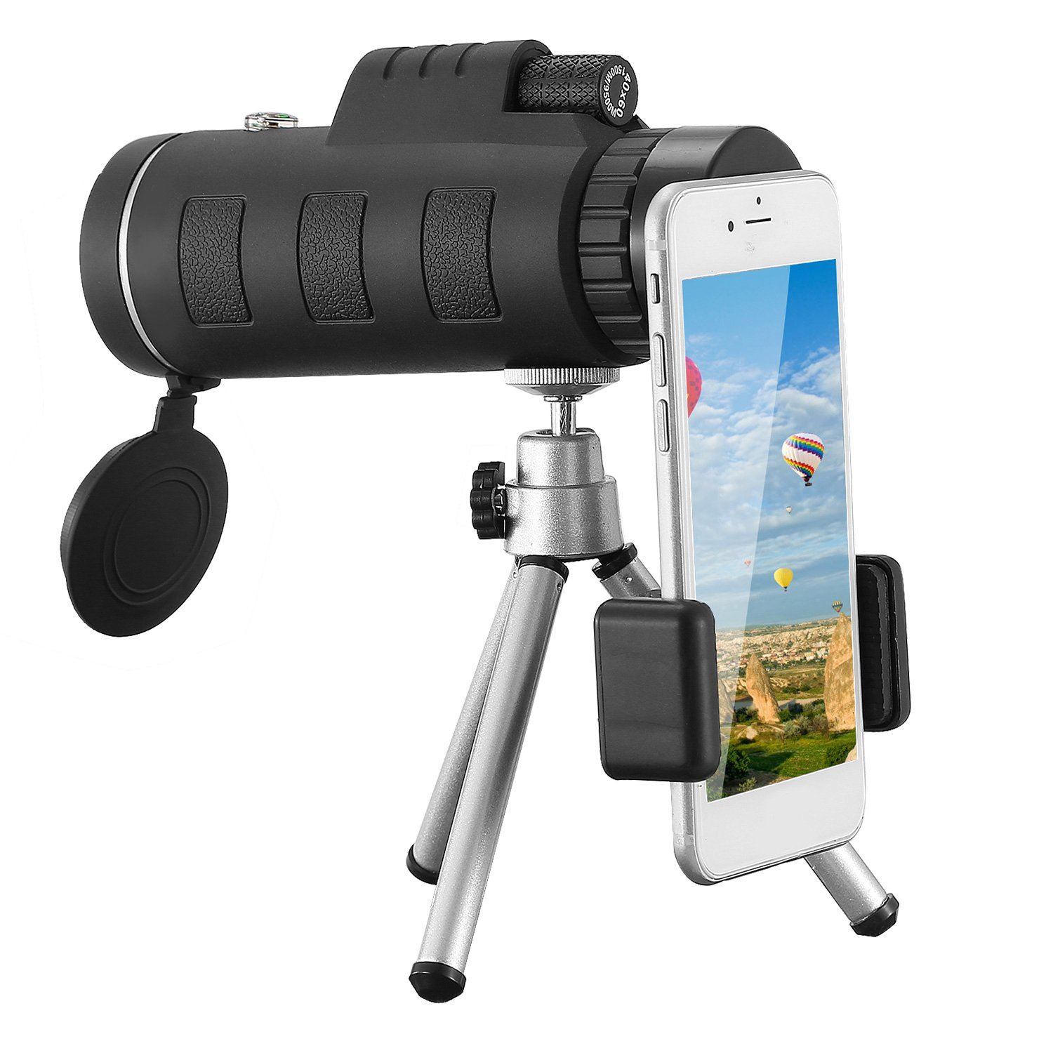 40x60 HD Optical Monocular Telescope with FMC Lens Sports & Outdoors - DailySale