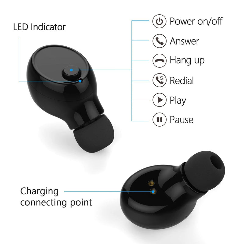 4.1 Magnetic Single Charging Earbuds Headphones & Audio - DailySale