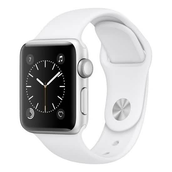 Apple Watch Series 2 GPS in silver/white