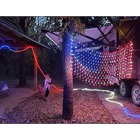 420 LED American Advanced Flag String Lights String & Fairy Lights - DailySale