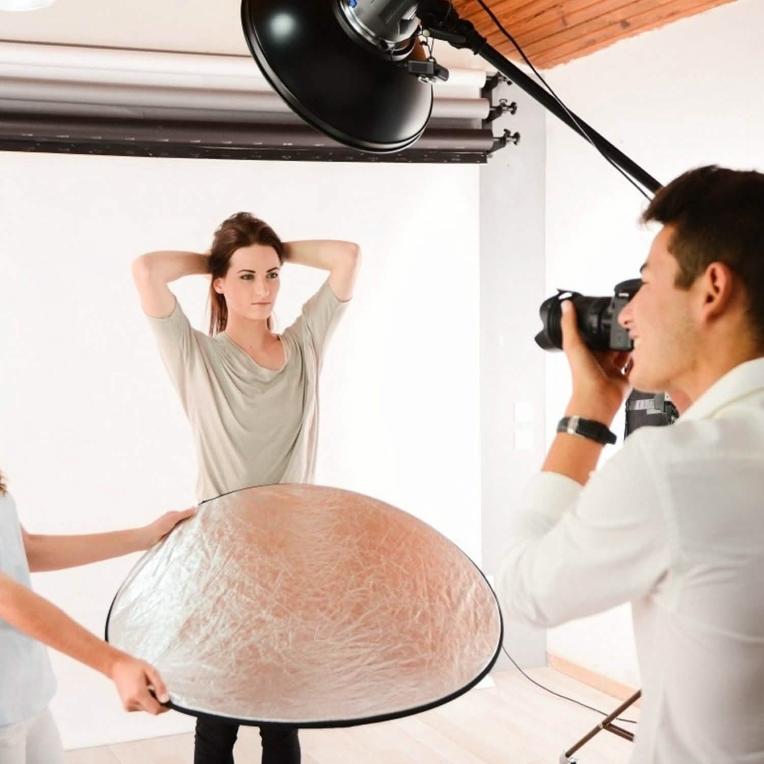 In Photography Round Light Collapsible Reflector M
