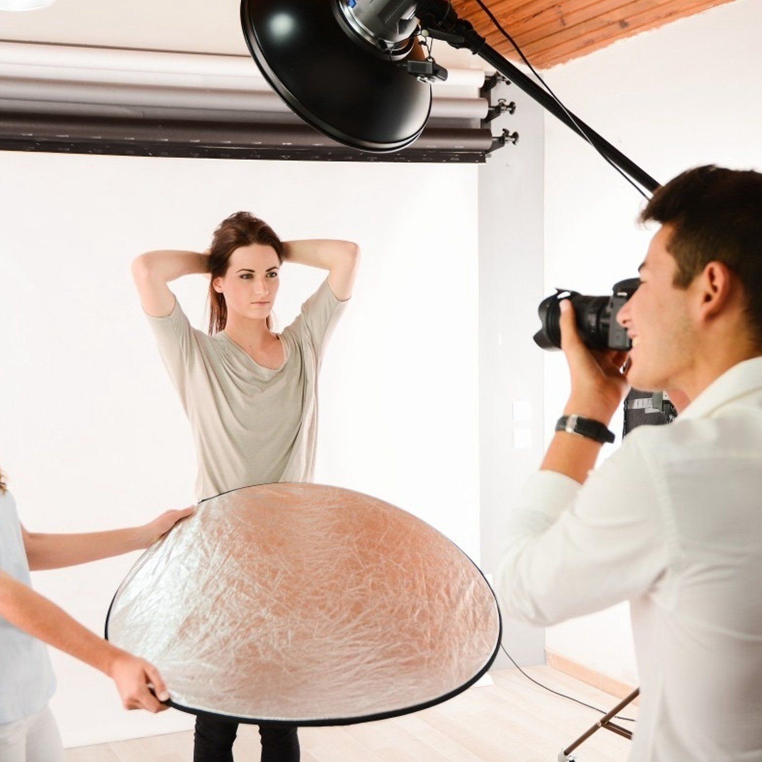 42.5" 5 In 1 Photography Round Light Collapsible Reflector Everything Else - DailySale