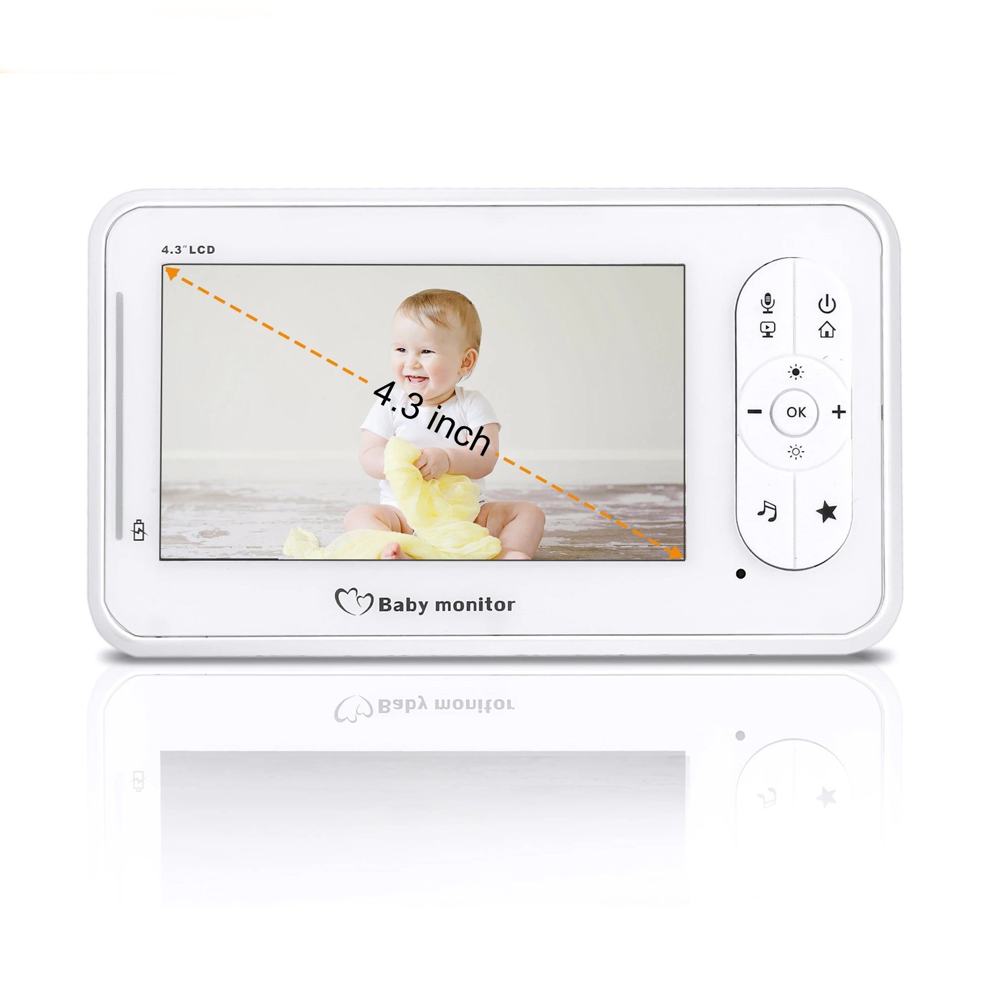 4.3" Baby Monitor 2.4Ghz Wireless Camera Video 2-Way Talk Baby - DailySale