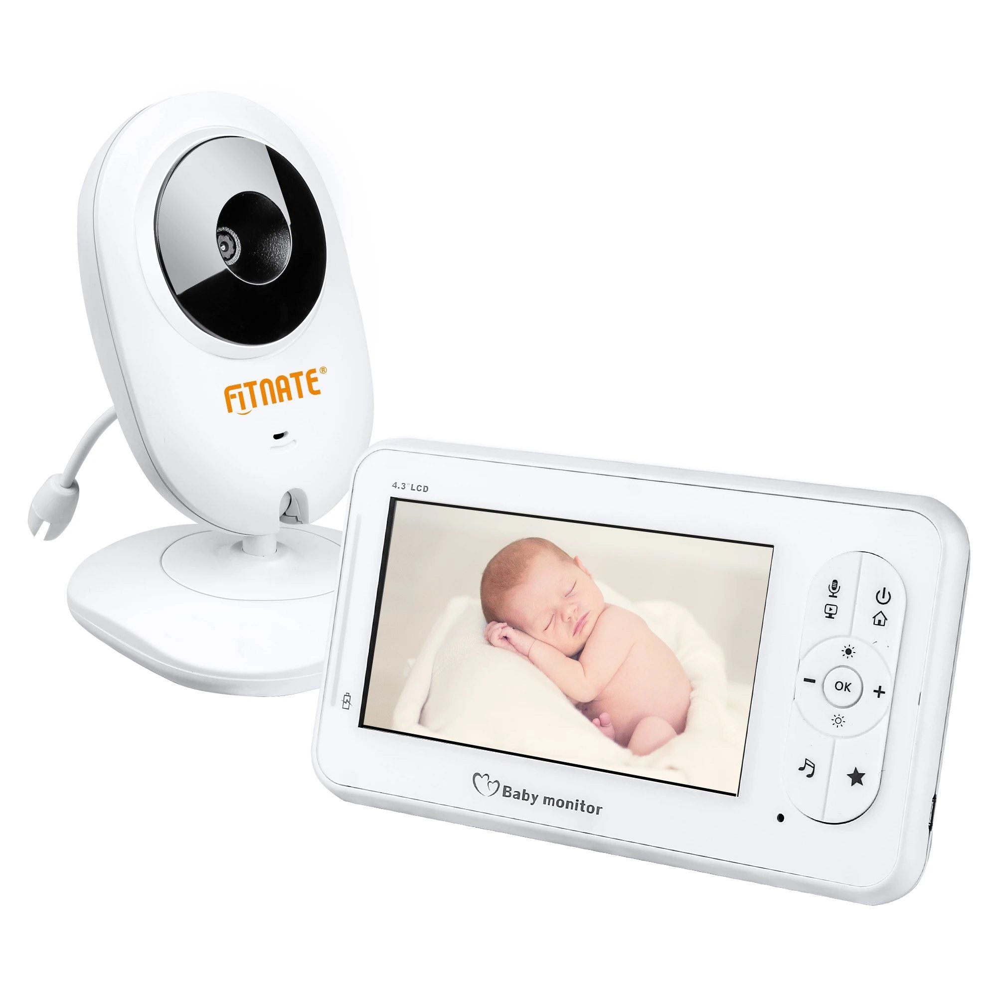 4.3" Baby Monitor 2.4Ghz Wireless Camera Video 2-Way Talk Baby - DailySale