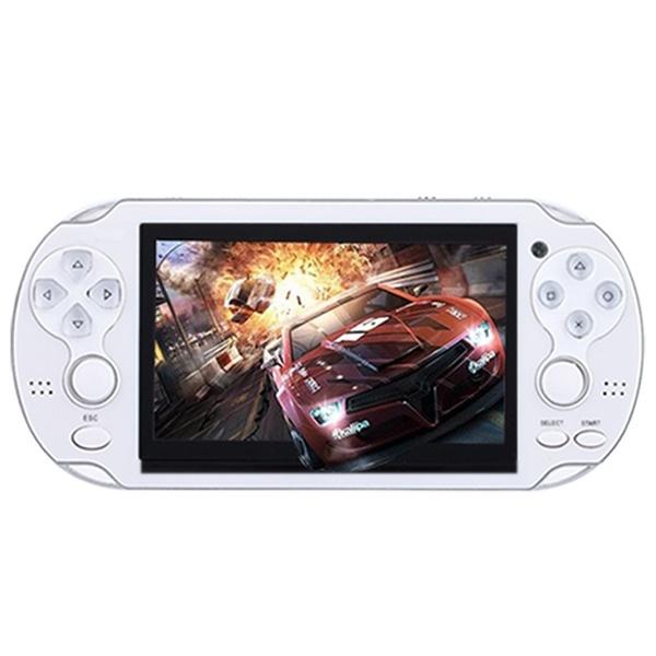 4.3 inch Game Console 3000 Games Built-in Video Camera Retro Video Games & Consoles White - DailySale