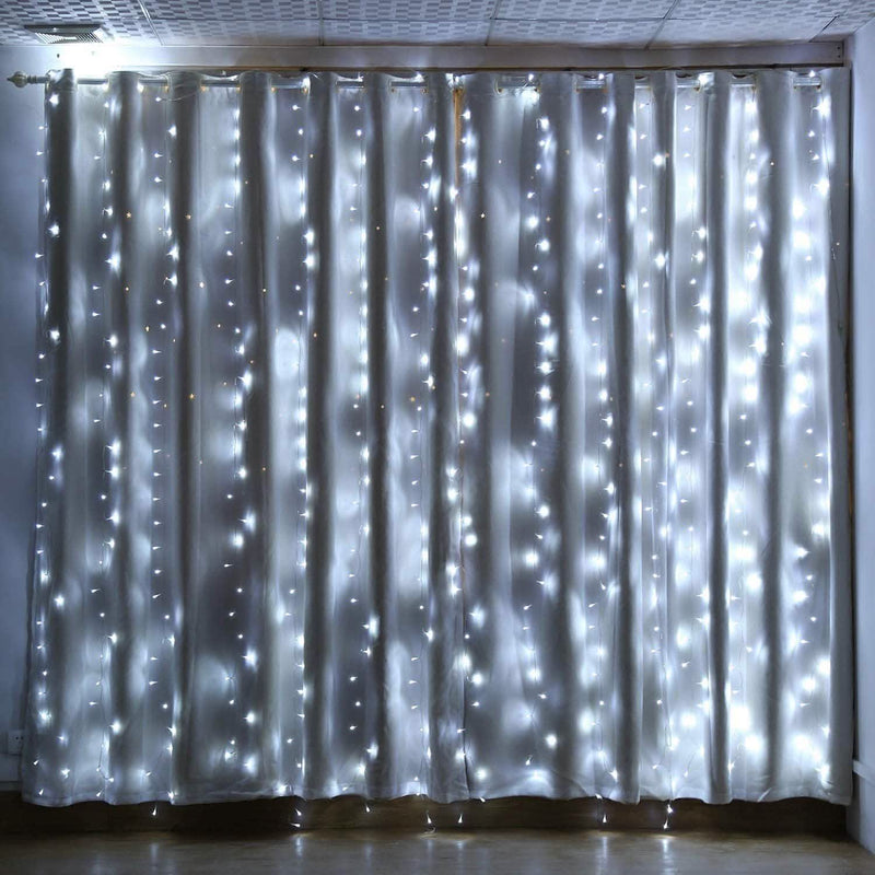448 LED 6.6 x 19.6 Ft. LED Curtain Lights with 8 Light Modes and Memory Function Lighting & Decor - DailySale