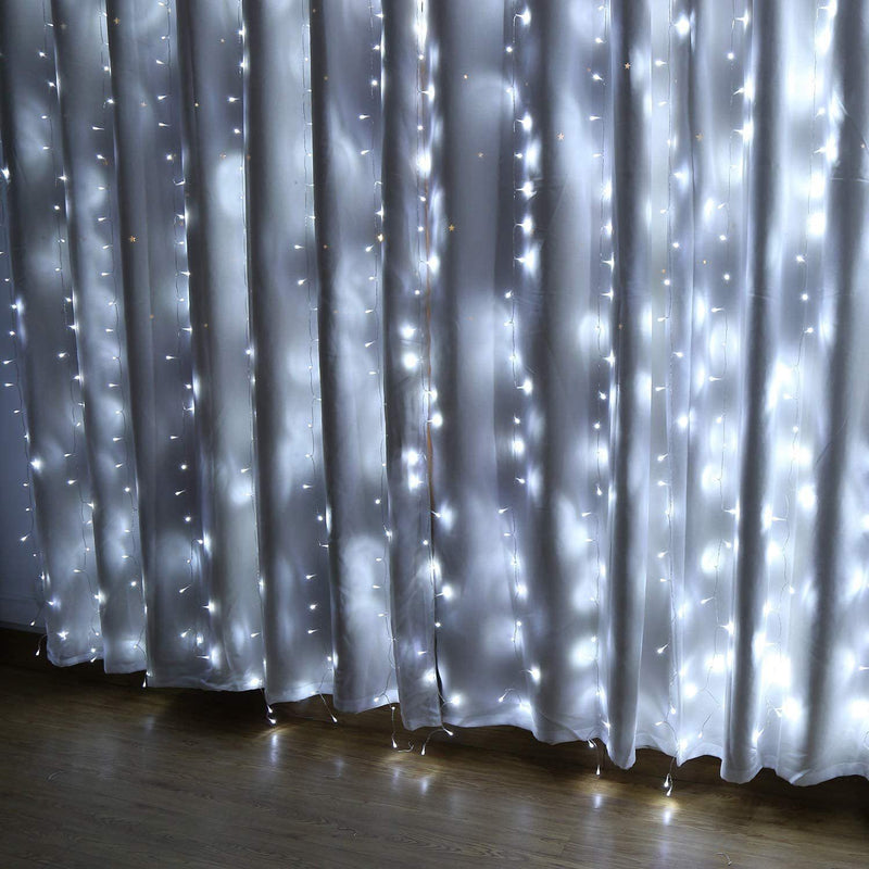 448 LED 6.6 x 19.6 Ft. LED Curtain Lights with 8 Light Modes and Memory Function Lighting & Decor - DailySale