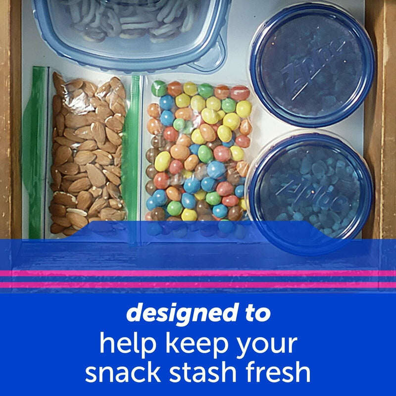 450-Piece: Ziploc Storage Snack Bags Kitchen Storage - DailySale