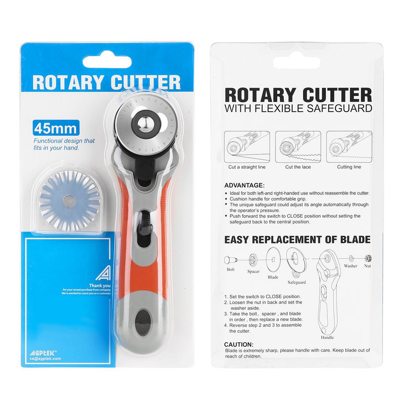 45mm Rotary Cutter Set with 8 Replacement Blades Everything Else - DailySale