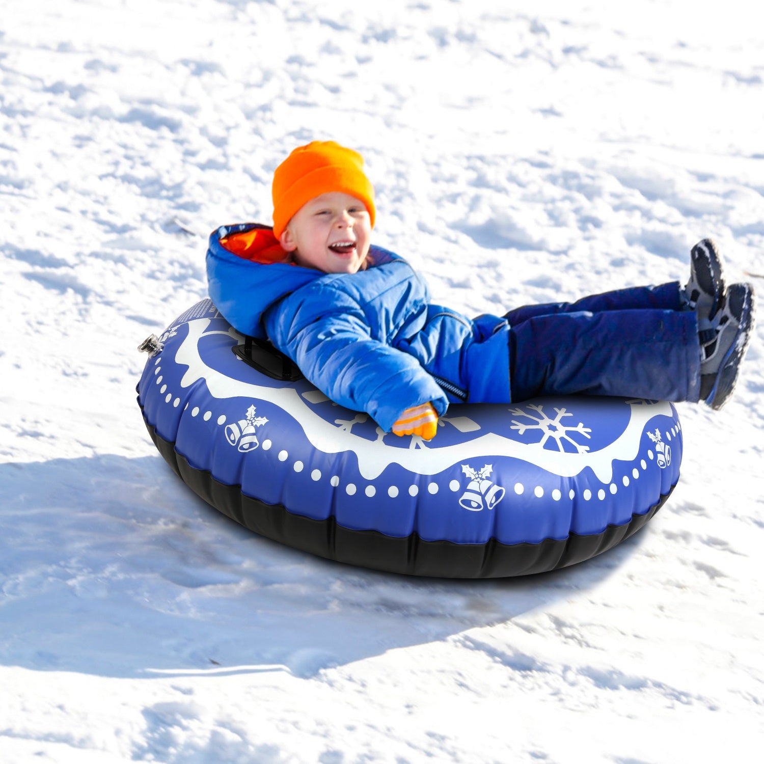 47-Inch Inflatable Snow Tube Sports & Outdoors - DailySale