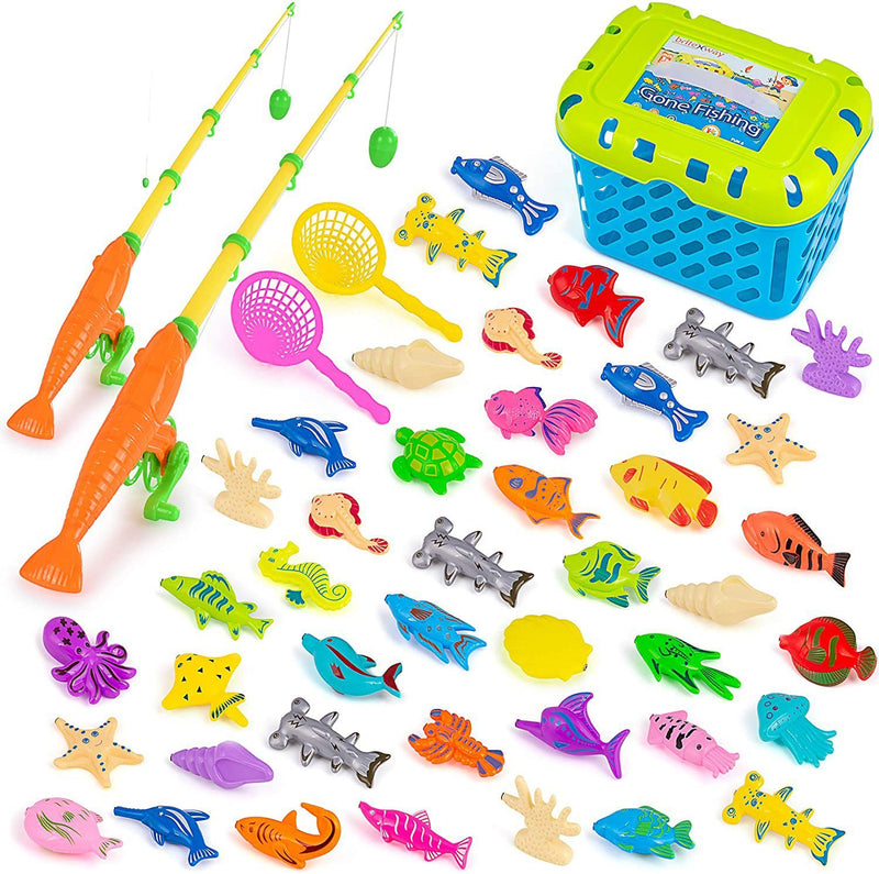 47-Piece Set: Magnetic Fishing Game Toys & Games - DailySale