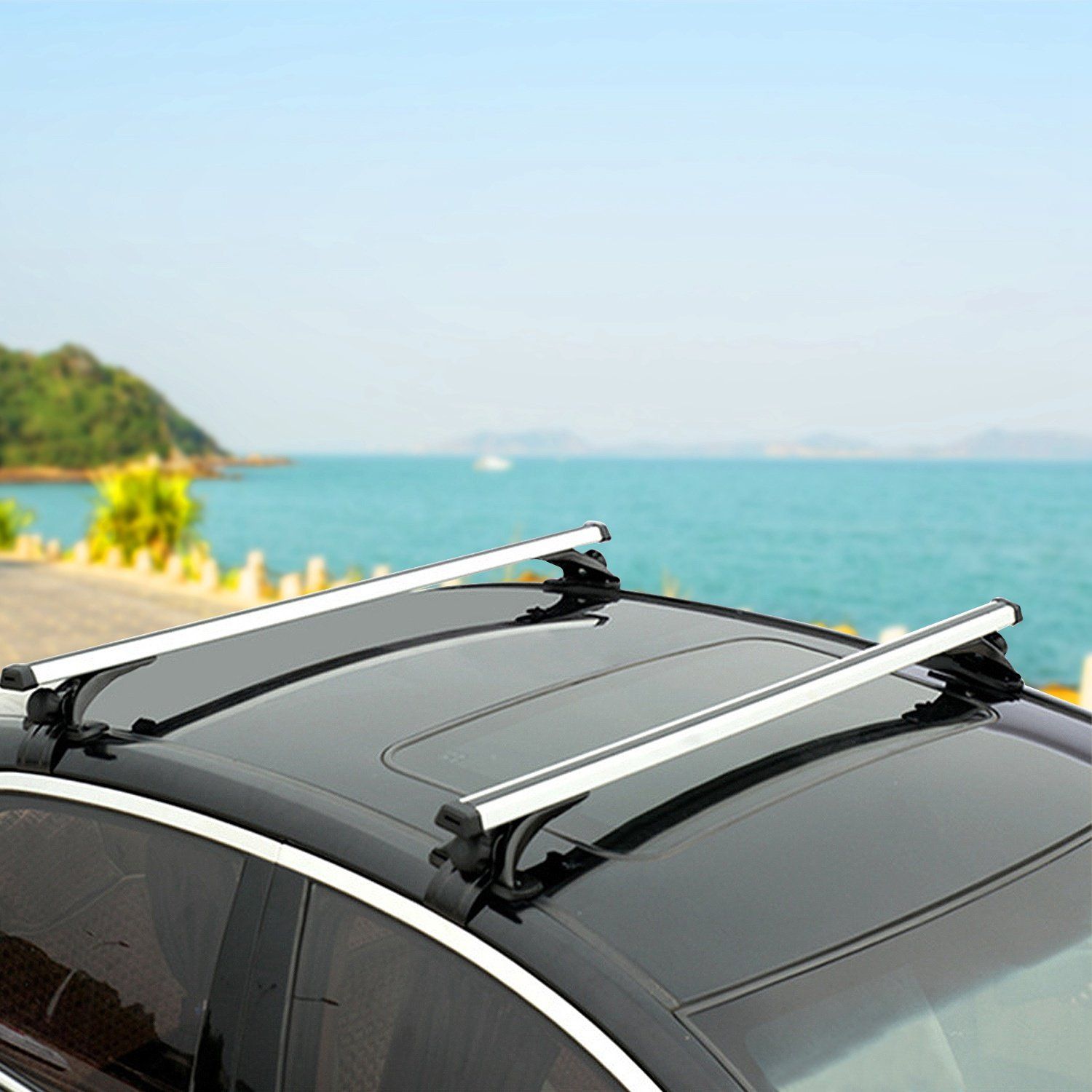 47.24-Inch Universal Top Roof Rack Cross Bar Automotive - DailySale