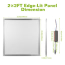 48W 2×2FT LED Panel Light 3200LM Lighting & Decor - DailySale