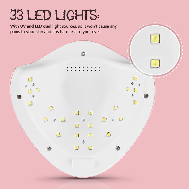 48W UV LED Gel Nail Lamp with 4 Timer