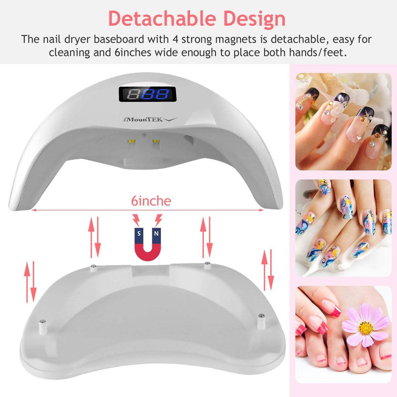 48W UV LED Nail Lamp Gel Polish Nail Dryer Beauty & Personal Care - DailySale