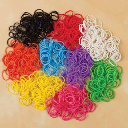 2504-Piece Set: Colorful Silicone Loom Bandz with Tools - DailySale, Inc