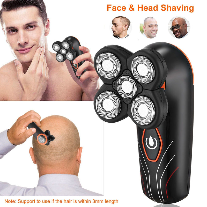 4D Electric Shavers Razor IPX7 Rechargeable Beard Trimmer Men's Grooming - DailySale