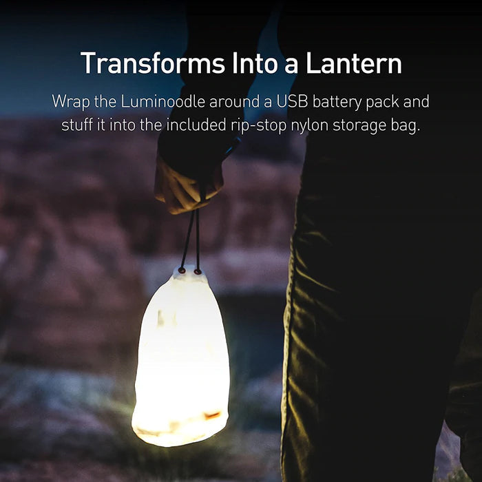 5 Feet Portable USB LED Rope Light and Lantern Outdoor Lighting - DailySale