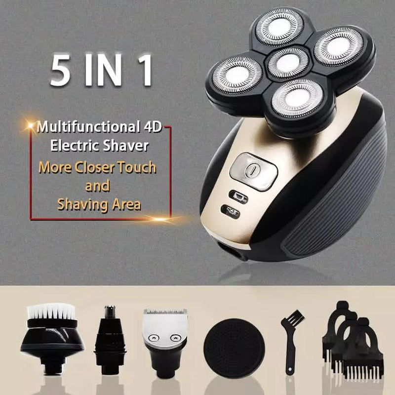 5-in-1 4D Rotary Electric Shaver Beard Trimmer Men's Grooming - DailySale