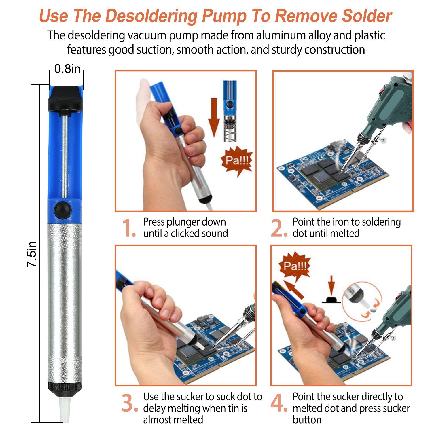 5-in-1 Automatic Hand-Held Soldering Iron Gun Kit Home Improvement - DailySale