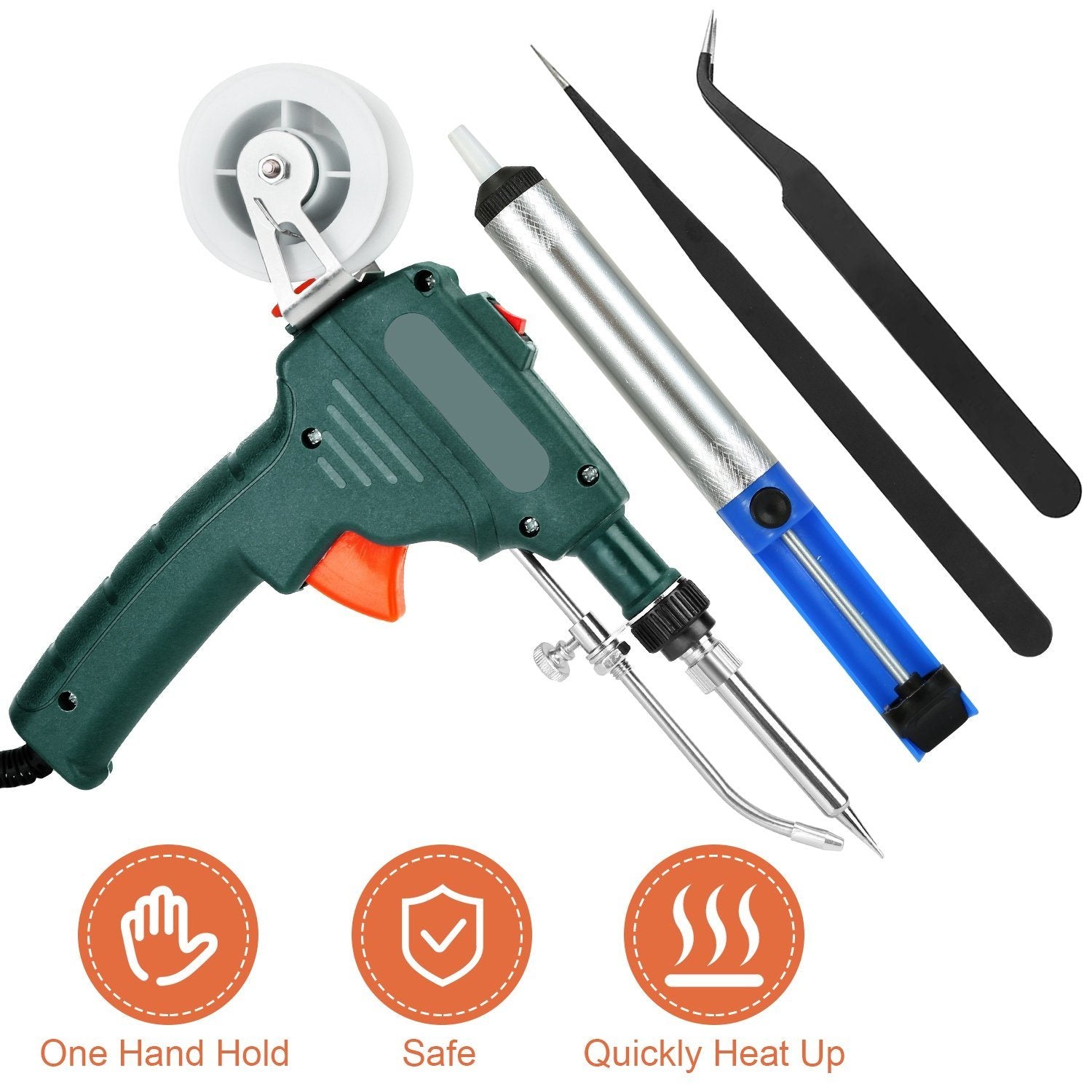 5-in-1 Automatic Hand-Held Soldering Iron Gun Kit Home Improvement - DailySale