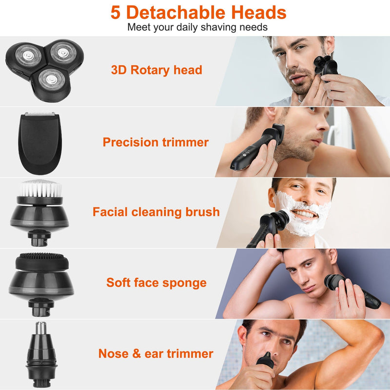 5-in-1 Electric Razor Shaver Men's Grooming - DailySale