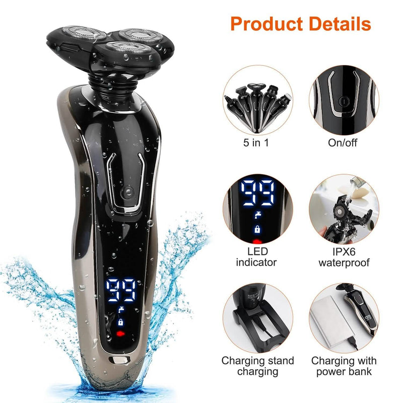 5-in-1 Electric Razor Shaver Men's Grooming - DailySale