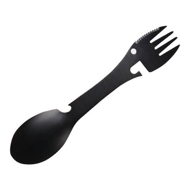 5-in-1 Multifunctional Stainless Steel Fork Knife Spoon Bottle Opener Sports & Outdoors - DailySale