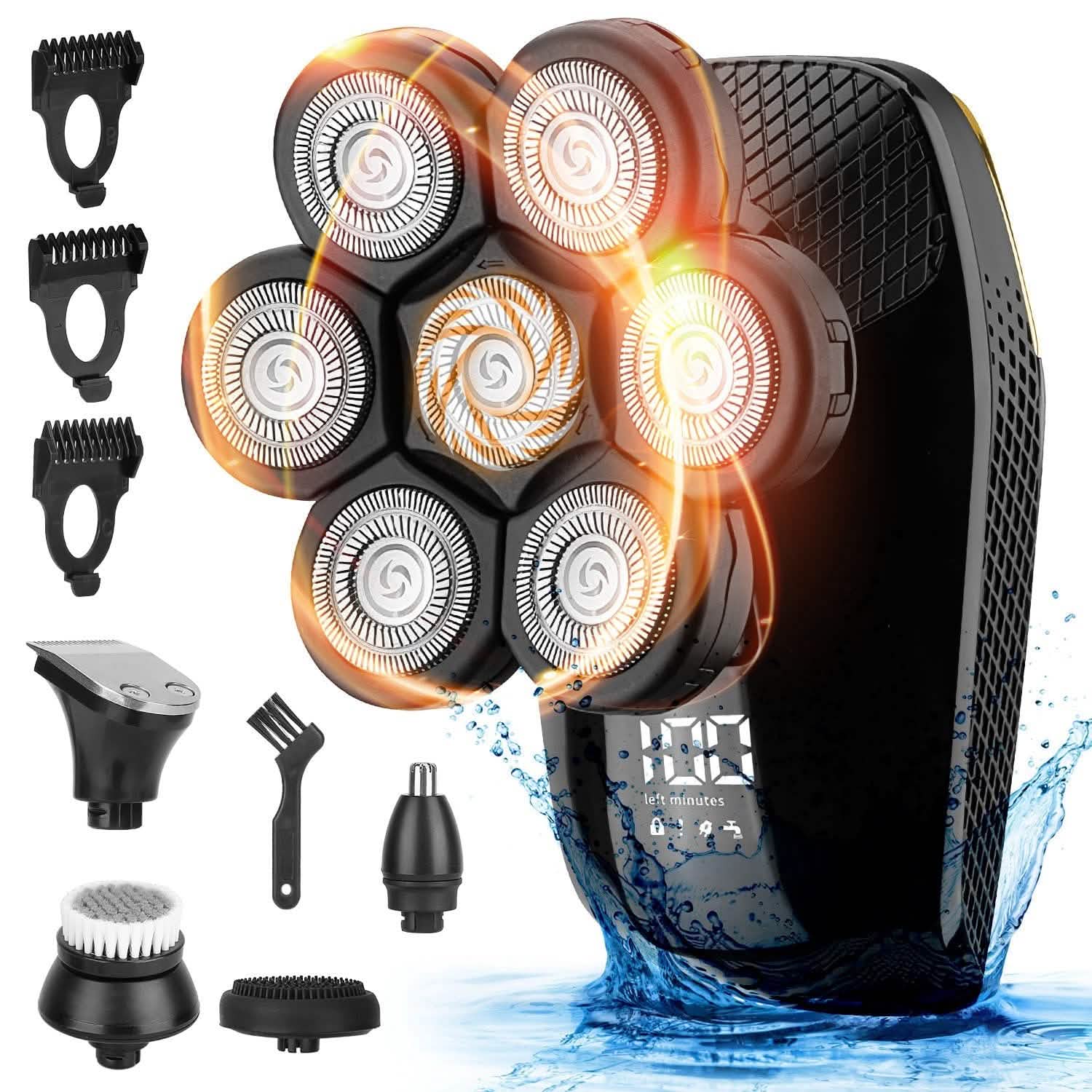 5-in-1 Rechargeable Cordless Trimmer Shaver Kit Men's Grooming - DailySale
