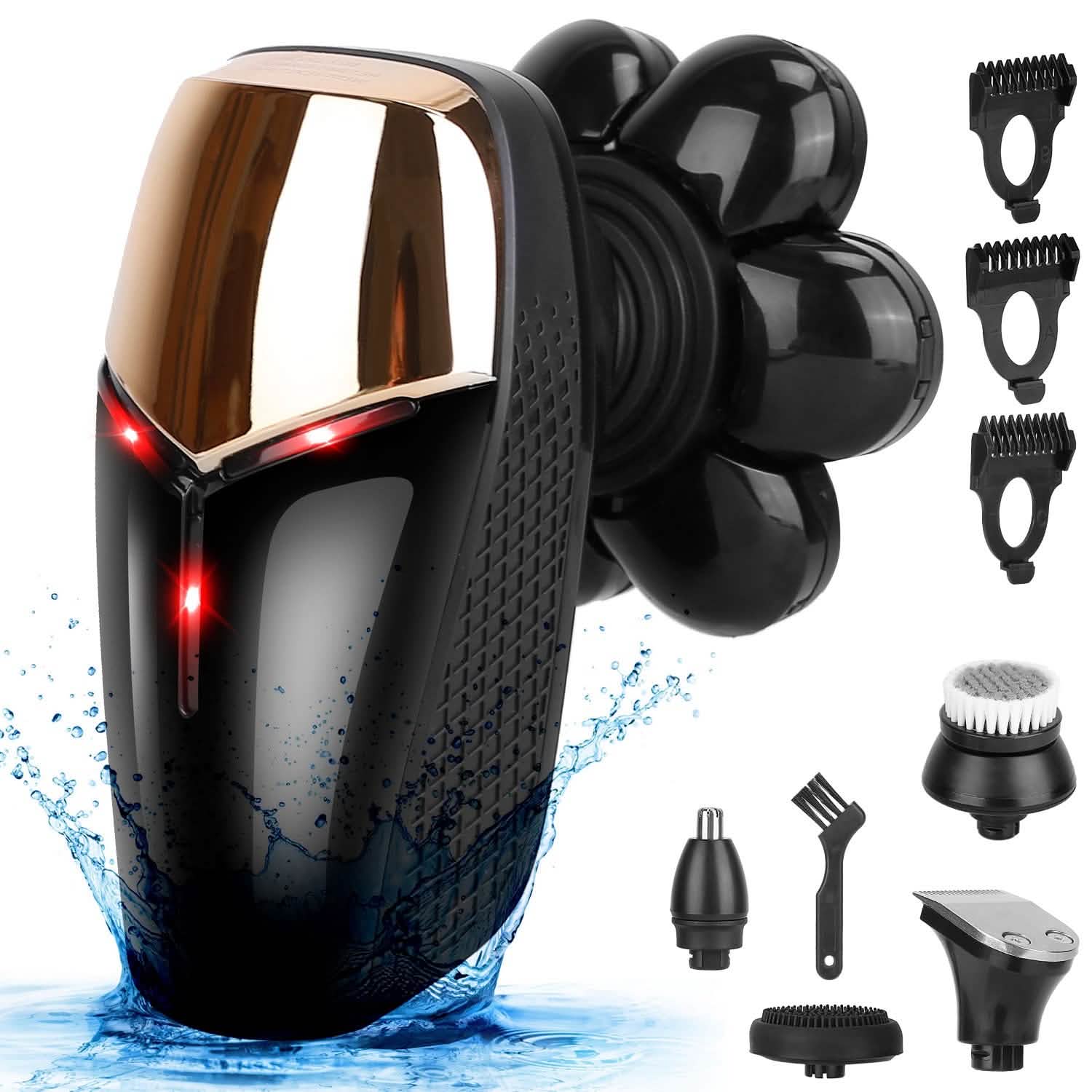 5-in-1 Rechargeable Cordless Trimmer Shaver Kit Men's Grooming - DailySale